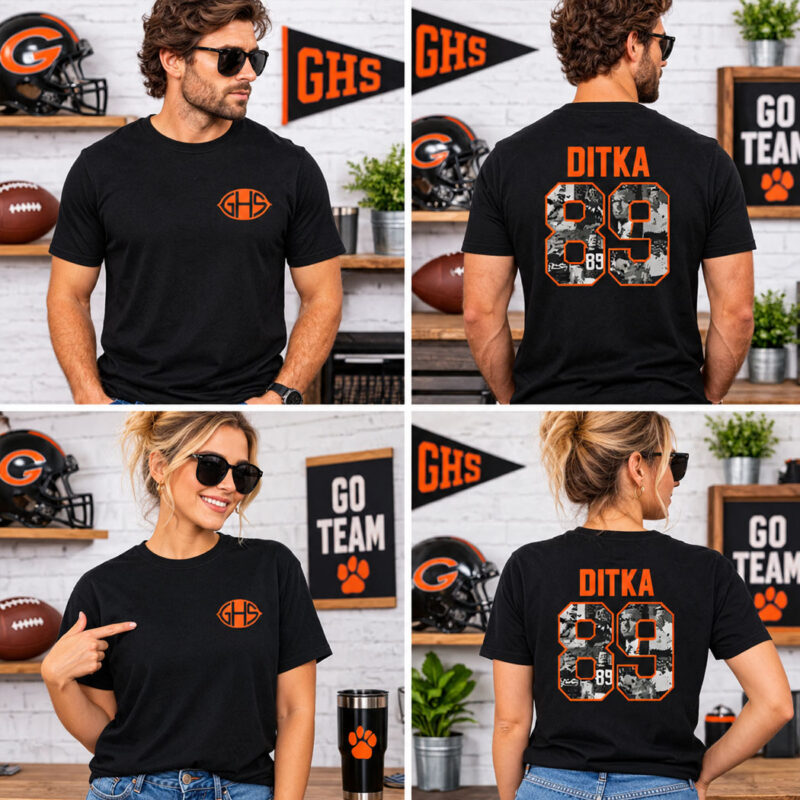 Mike Ditka 89 Chicago Bears T Shirt