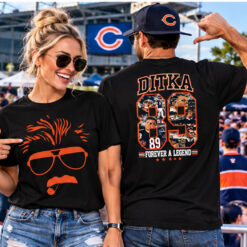 Mike Ditka 89 Forever A Legend Chicago Football Tribute T Shirt