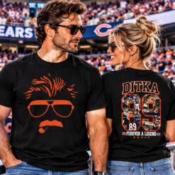 Mike Ditka 89 Forever A Legend Chicago Football Tribute T Shirt