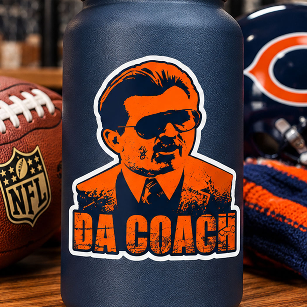 Mike Ditka Da Coach Tribute Sticker