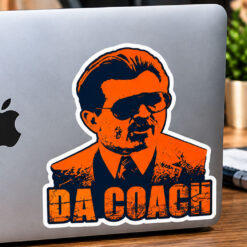 Mike Ditka Da Coach Tribute Sticker