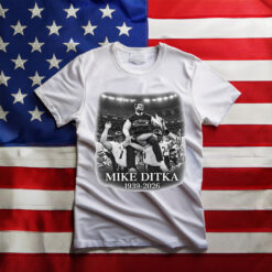 Mike Ditka RIP Da Coach Chicago Bears Legend Tribute T-Shirt