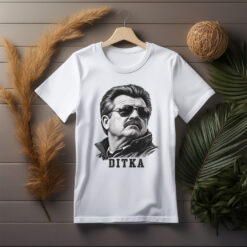 Mike Ditka Shirt Vintage Football Coach Portrait Sports Legend Chicago Fan Appreciation Tribute Gift