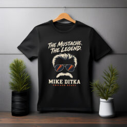 Mike Ditka T-Shirt, The Mustache The Legend Chicago Bears Graphic